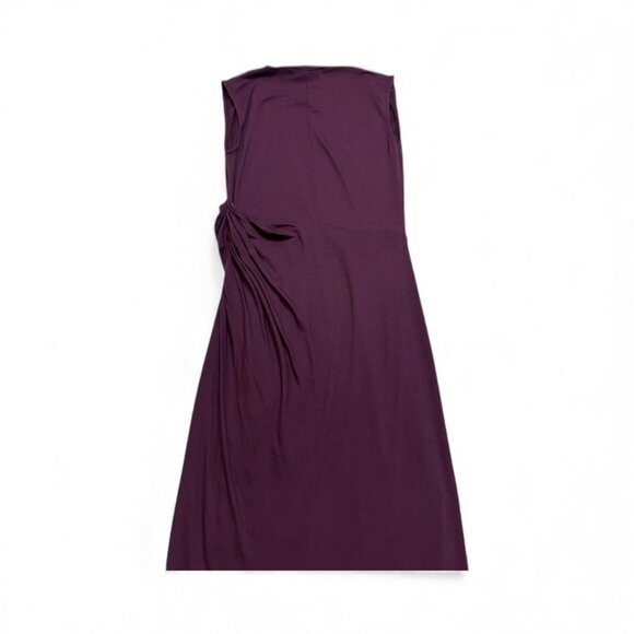 Kenneth Cole Plum Ruched Fitted Dress - Picture 5 of 5